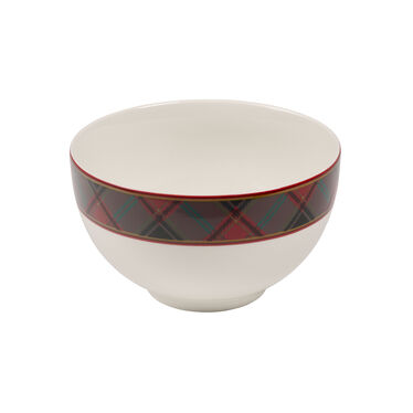 Christmas Tree Tartan  Rice Bowl
